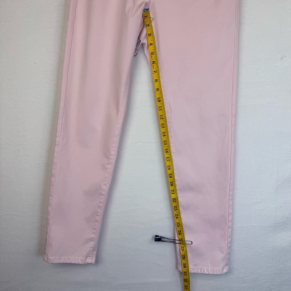 J. McLaughlin Soft Pink Straight Leg Jeans Size 12 EUC - Picture 6 of 10